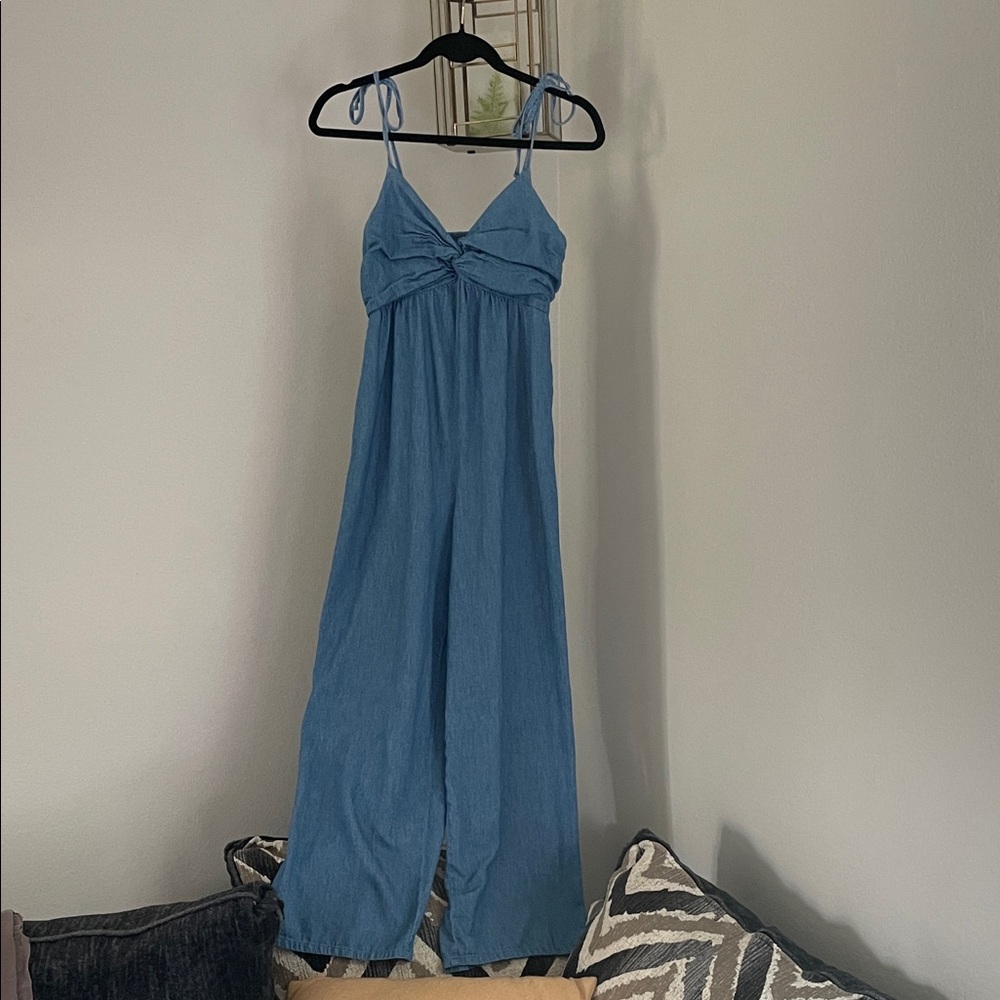 Old Navy Denim Blue Jumpsuit